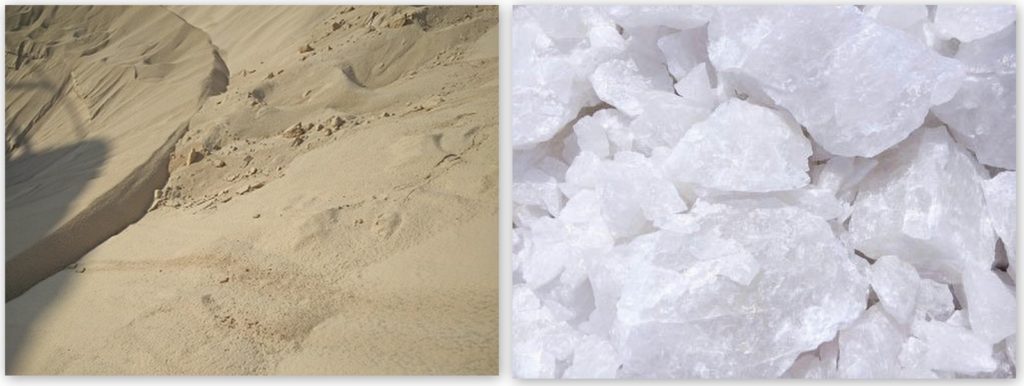 quartz and silica in india