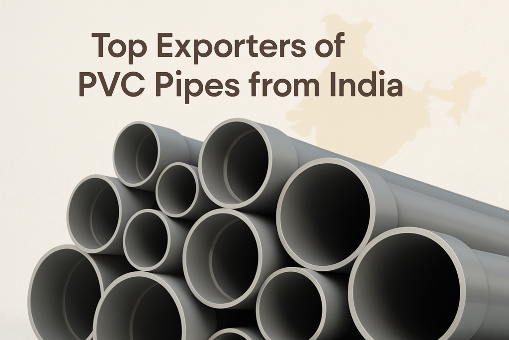top exporters of pvc pipe from india